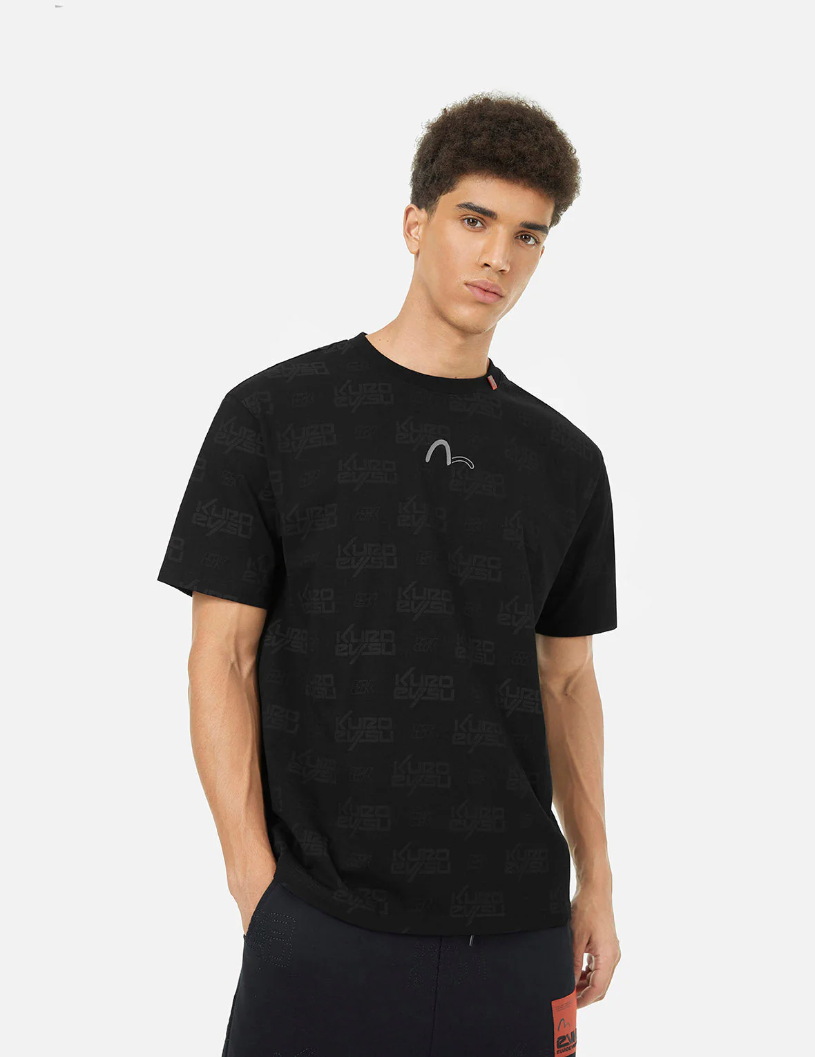 Allover logo print Fashion Fit T-shirt - Image 6