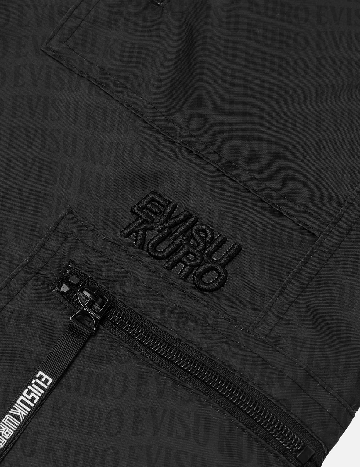 Allover Logo Print Loose Fit Cargo Pants - Image 6