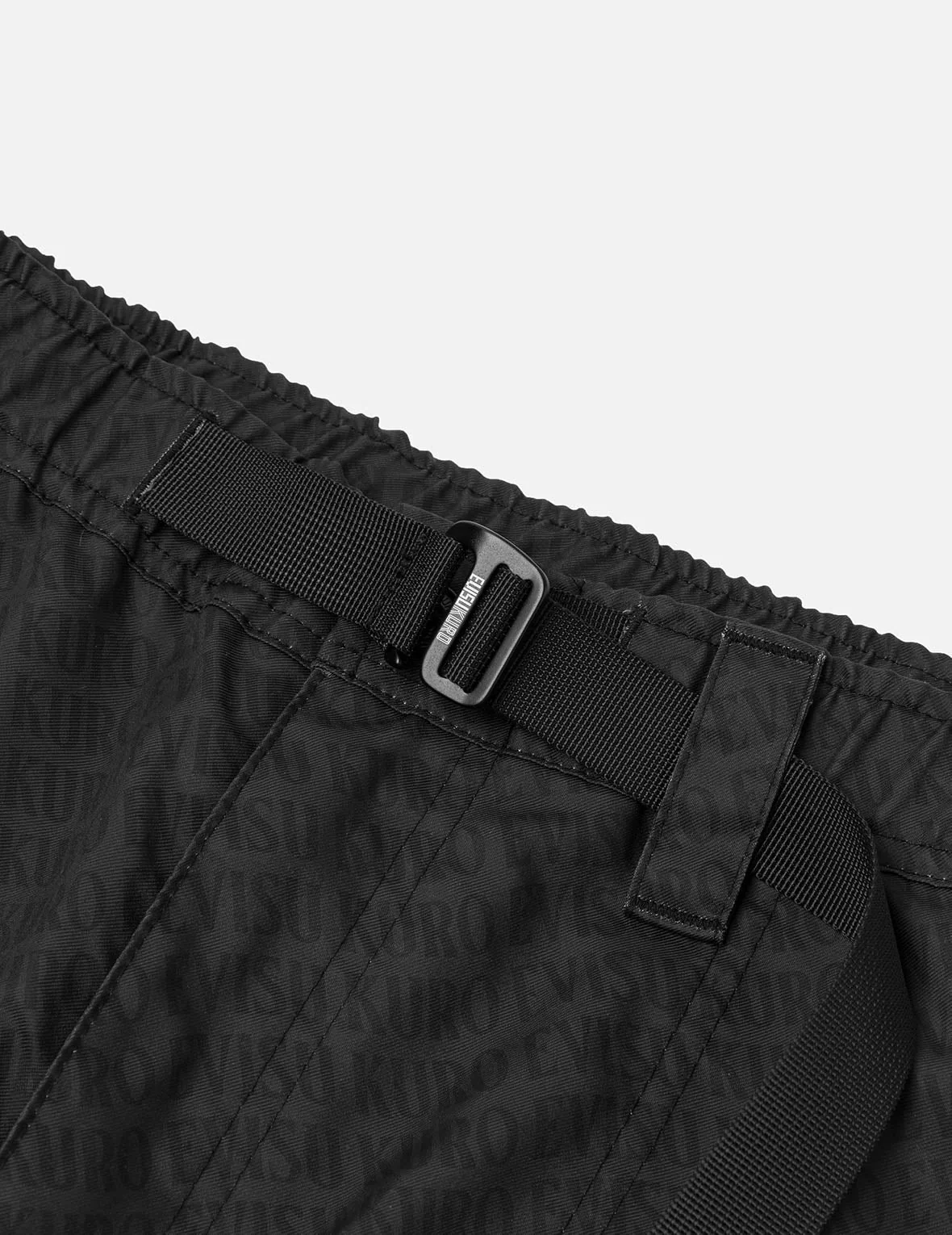 Allover Logo Print Loose Fit Cargo Pants - Image 7
