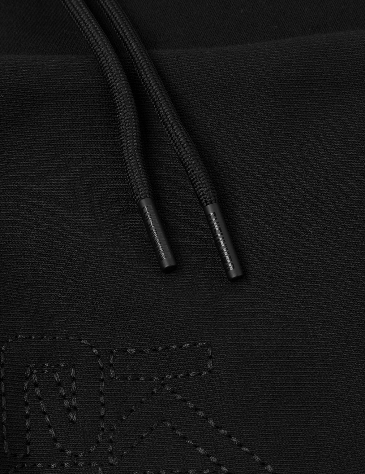 Allover Logo Regular Fit Quilting Hoodie - Image 8