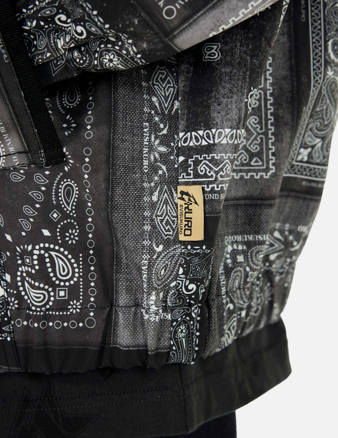 Allover Paisley Print Oversized Coach Jacket - Image 6