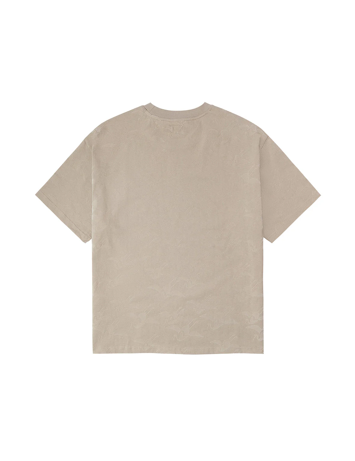 Allover Seagull Crane Flocking Print Relax Fit T-shirt - Image 4
