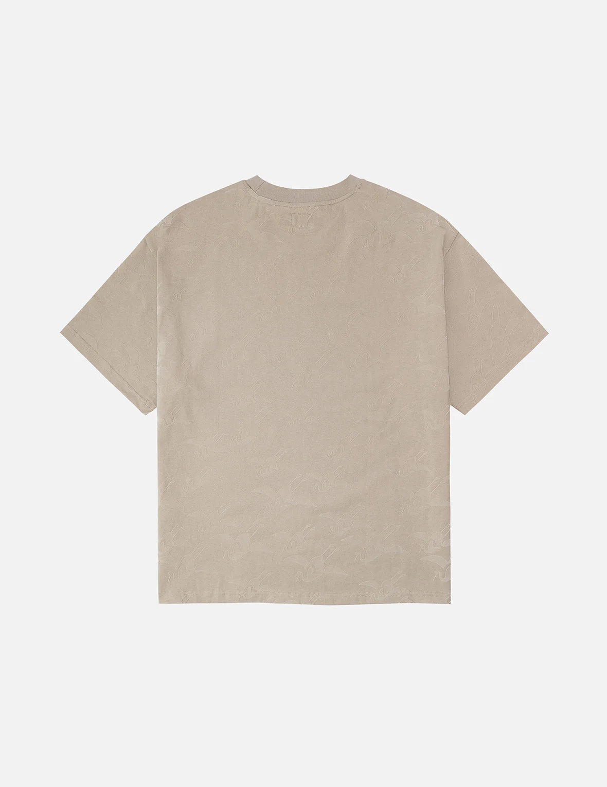 Allover Seagull Crane Flocking Print Relax Fit T-shirt - Image 8
