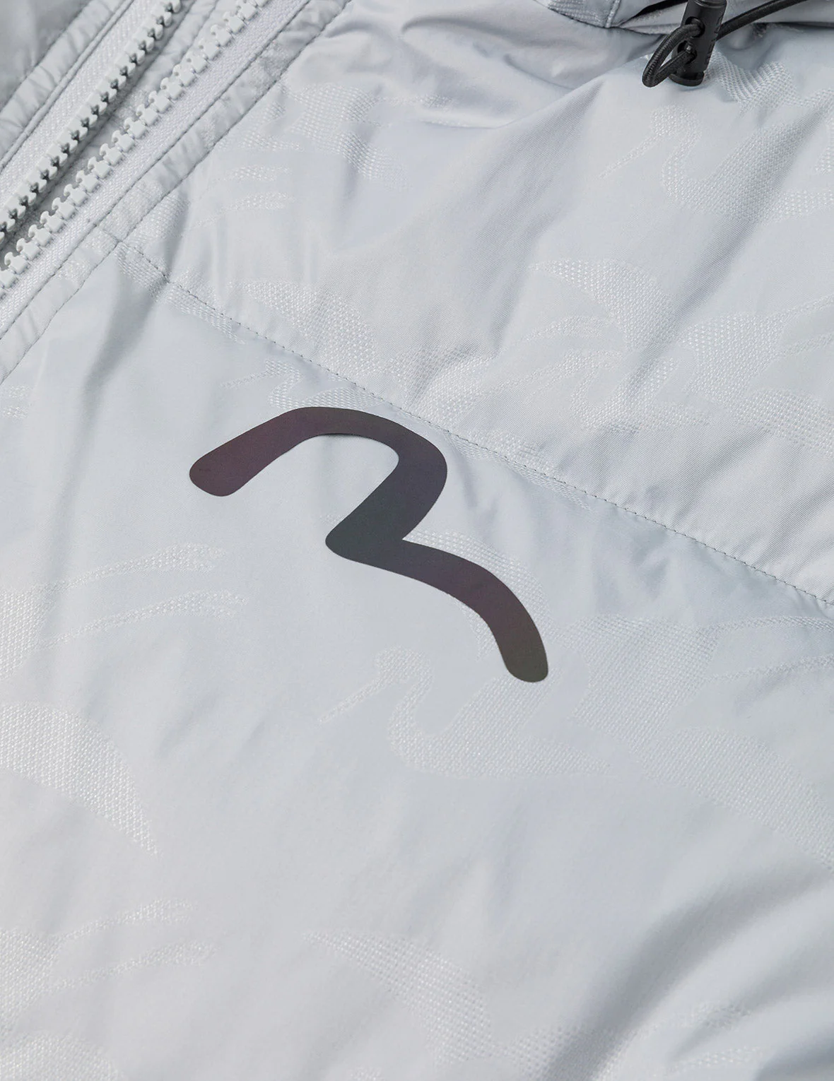 Allover Seagull Crane Jacquard Regular Fit Down Jacket - Image 14