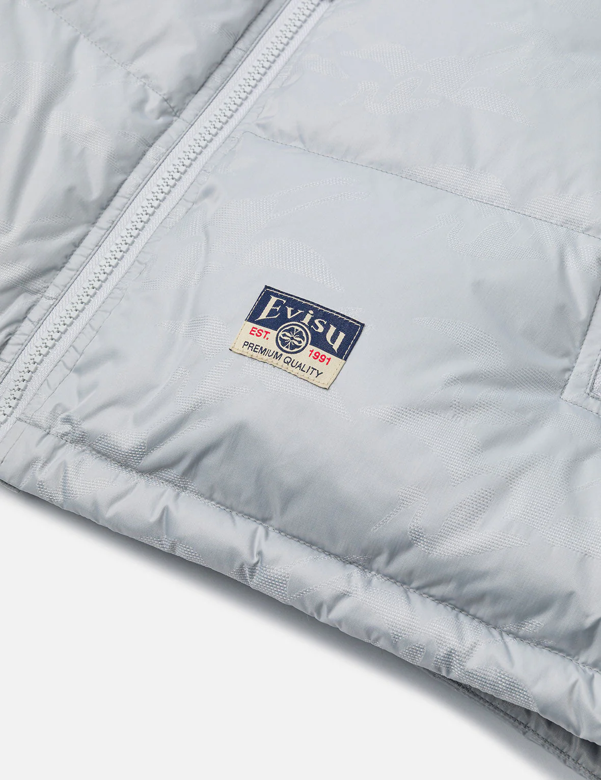 Allover Seagull Crane Jacquard Regular Fit Down Jacket - Image 16