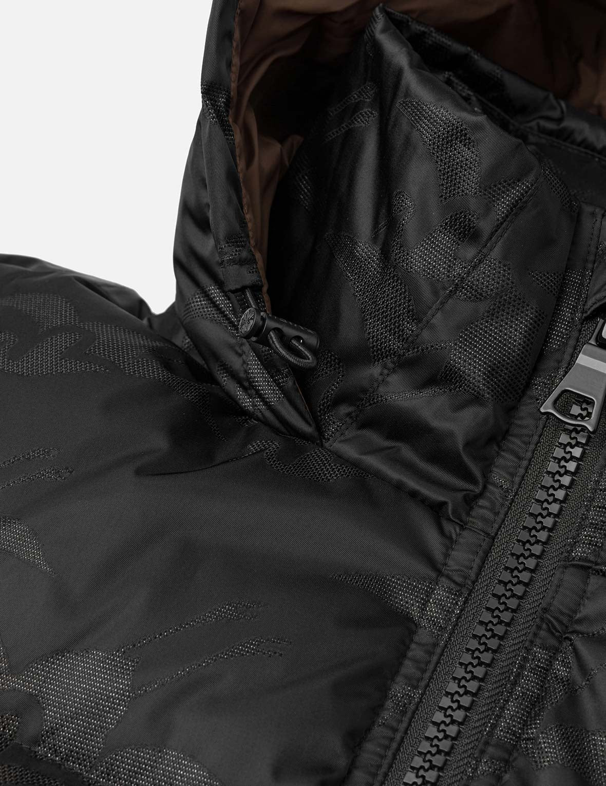 Allover Seagull Crane Jacquard Regular Fit Down Jacket - Image 17