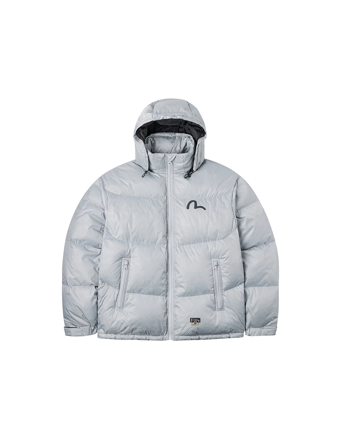 Allover Seagull Crane Jacquard Regular Fit Down Jacket - Image 32