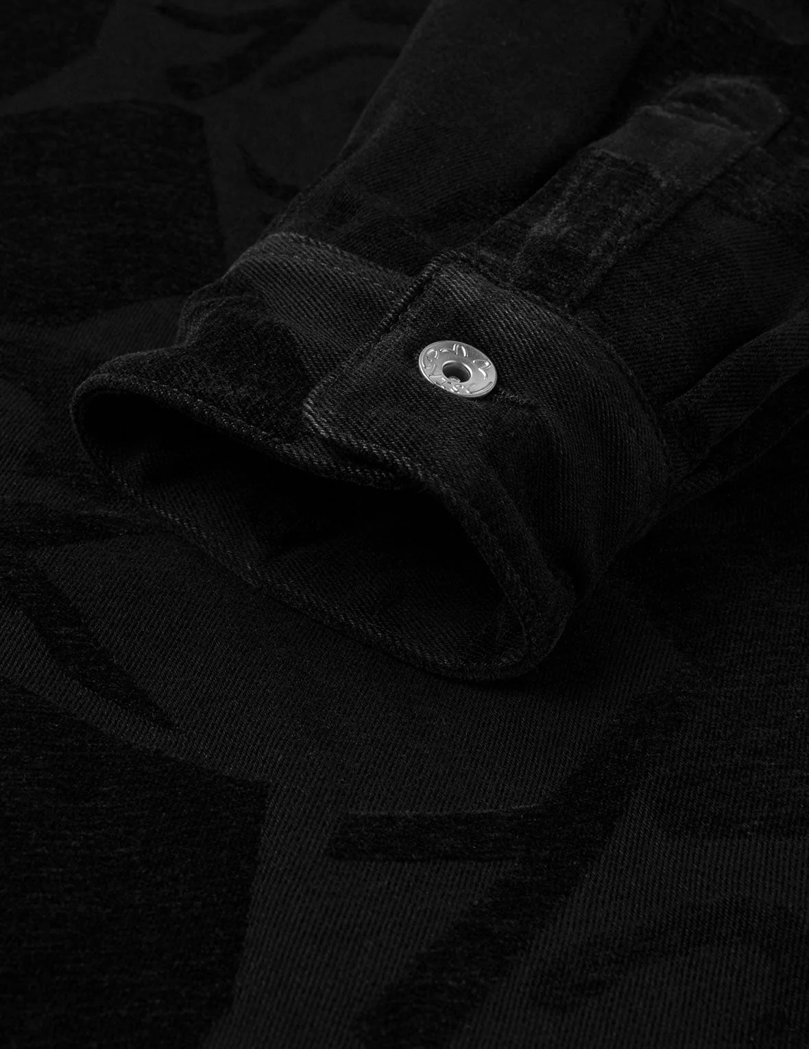 Allover Seagull Jacquard  Regular Fit Chore Jacket - Image 11