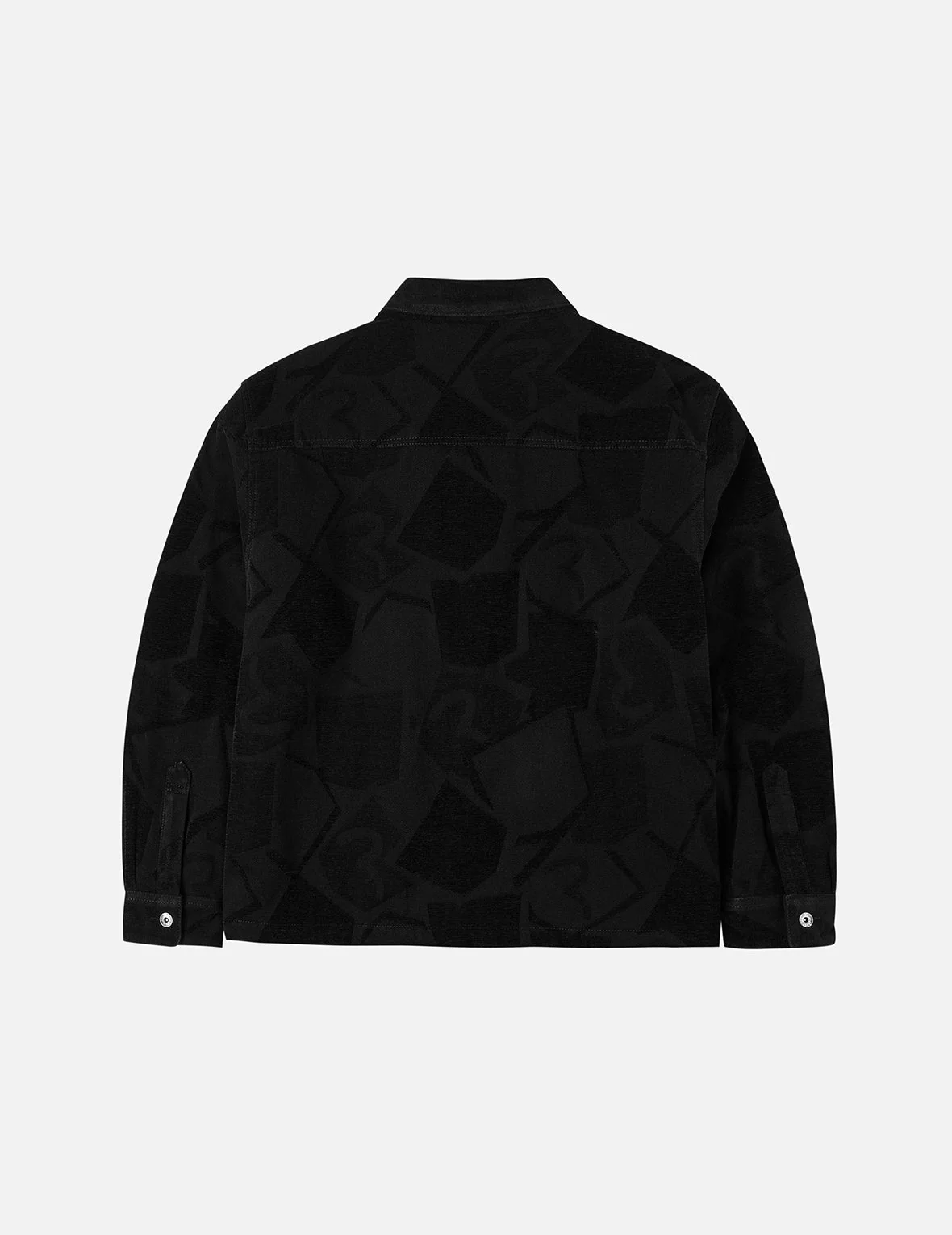 Allover Seagull Jacquard  Regular Fit Chore Jacket - Image 4