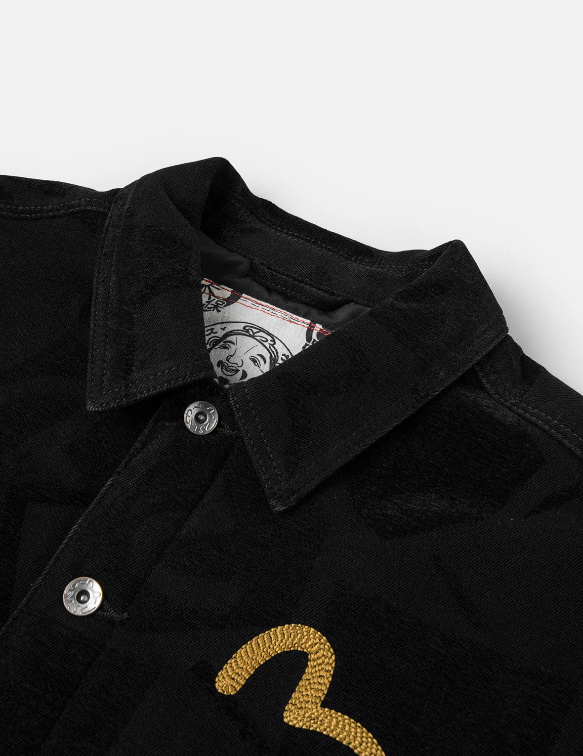 Allover Seagull Jacquard  Regular Fit Chore Jacket - Image 8