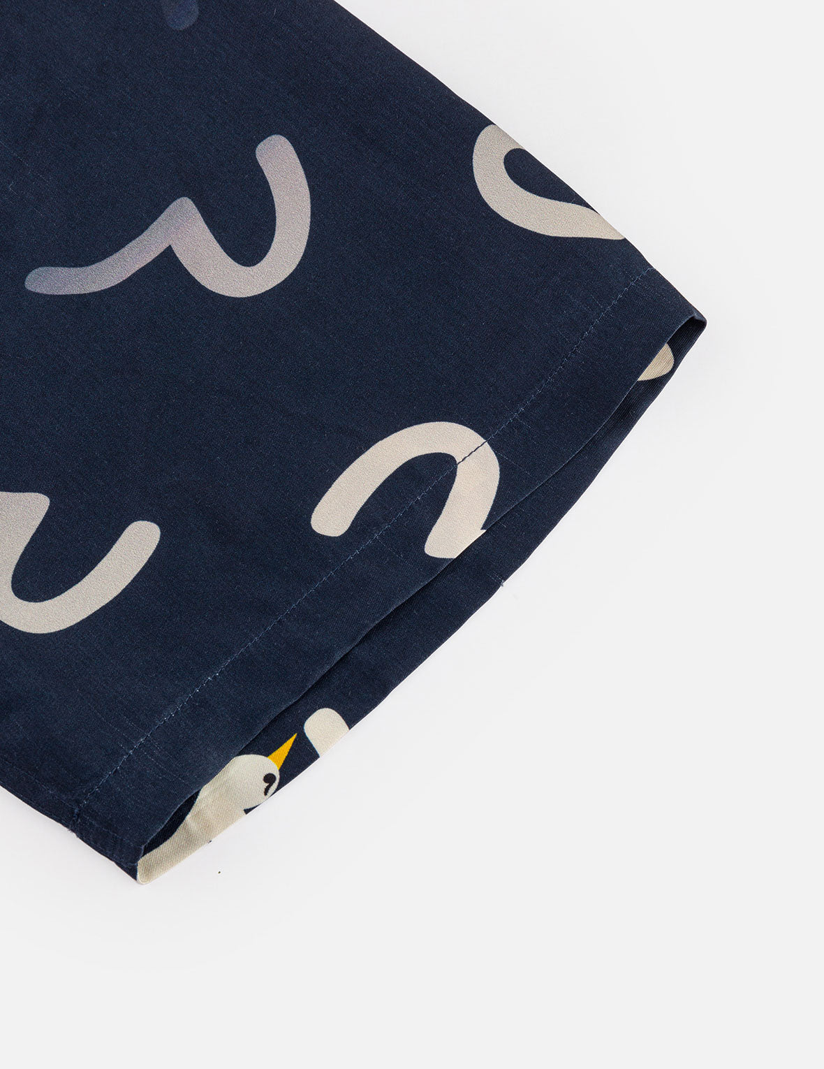 Allover Seagull Print Boxy Short-Sleeve Shirt - Image 8
