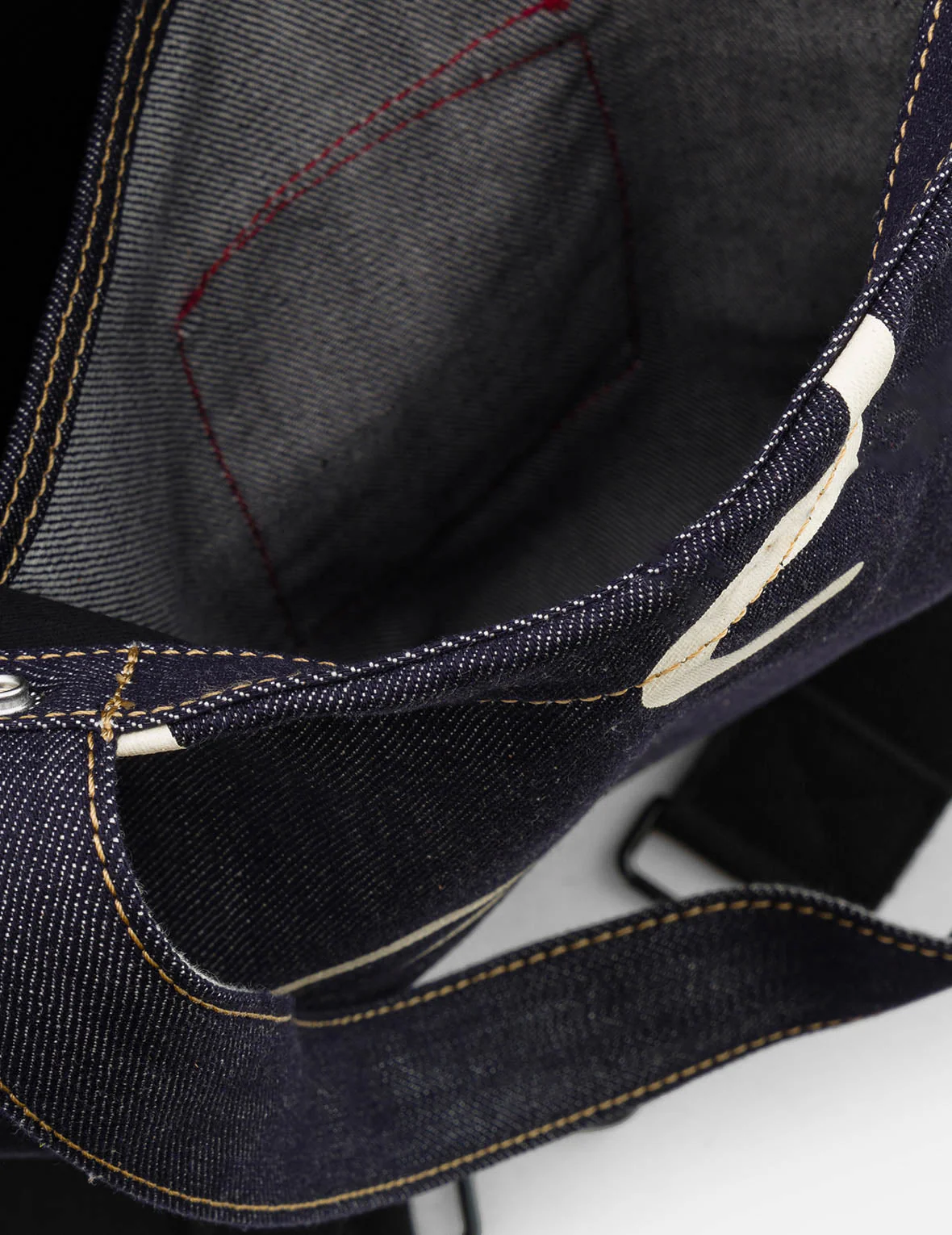 Allover Seagull Print Denim Bag - Image 11