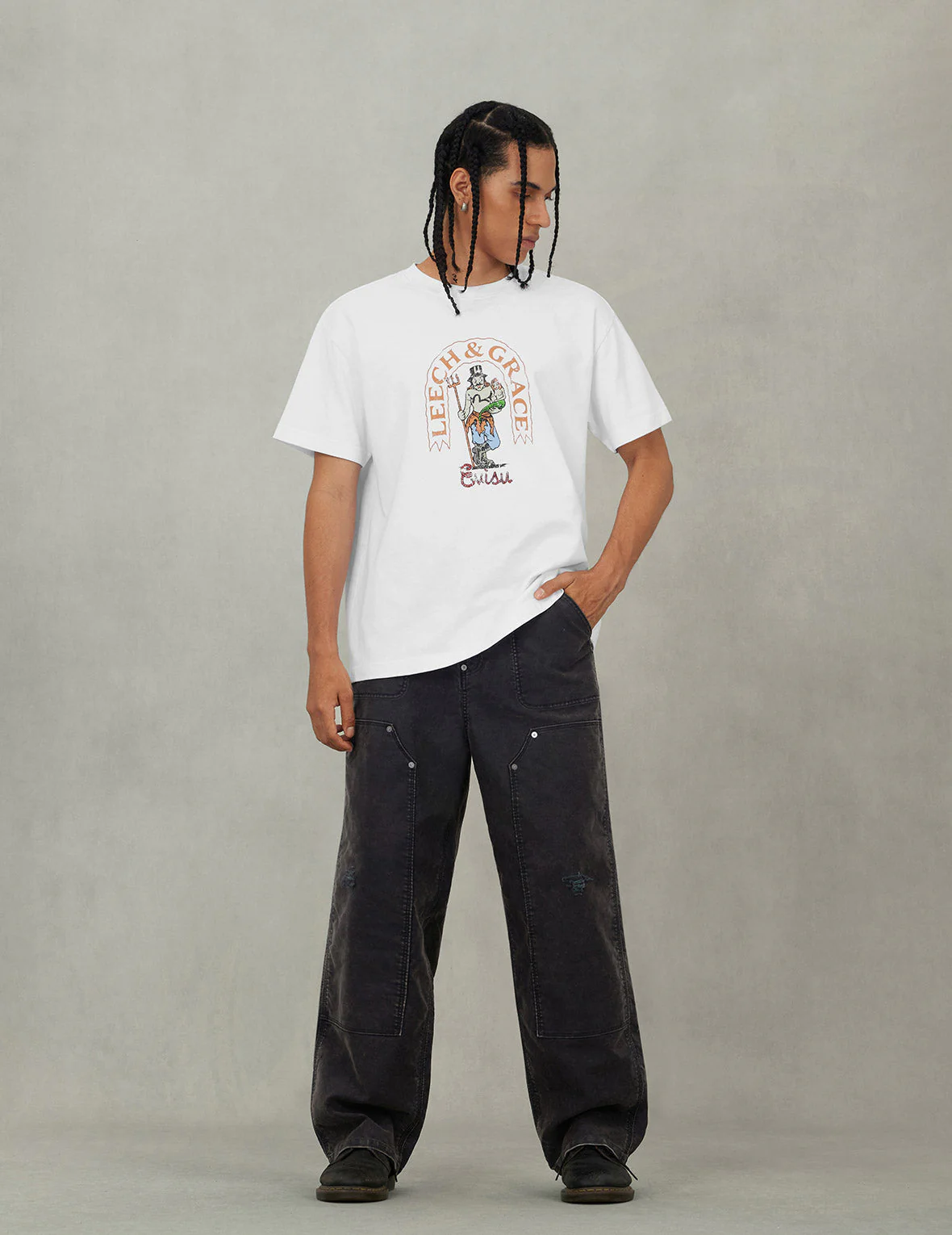 American "Ebisu" Print Relax Fit T-shirt - Image 10