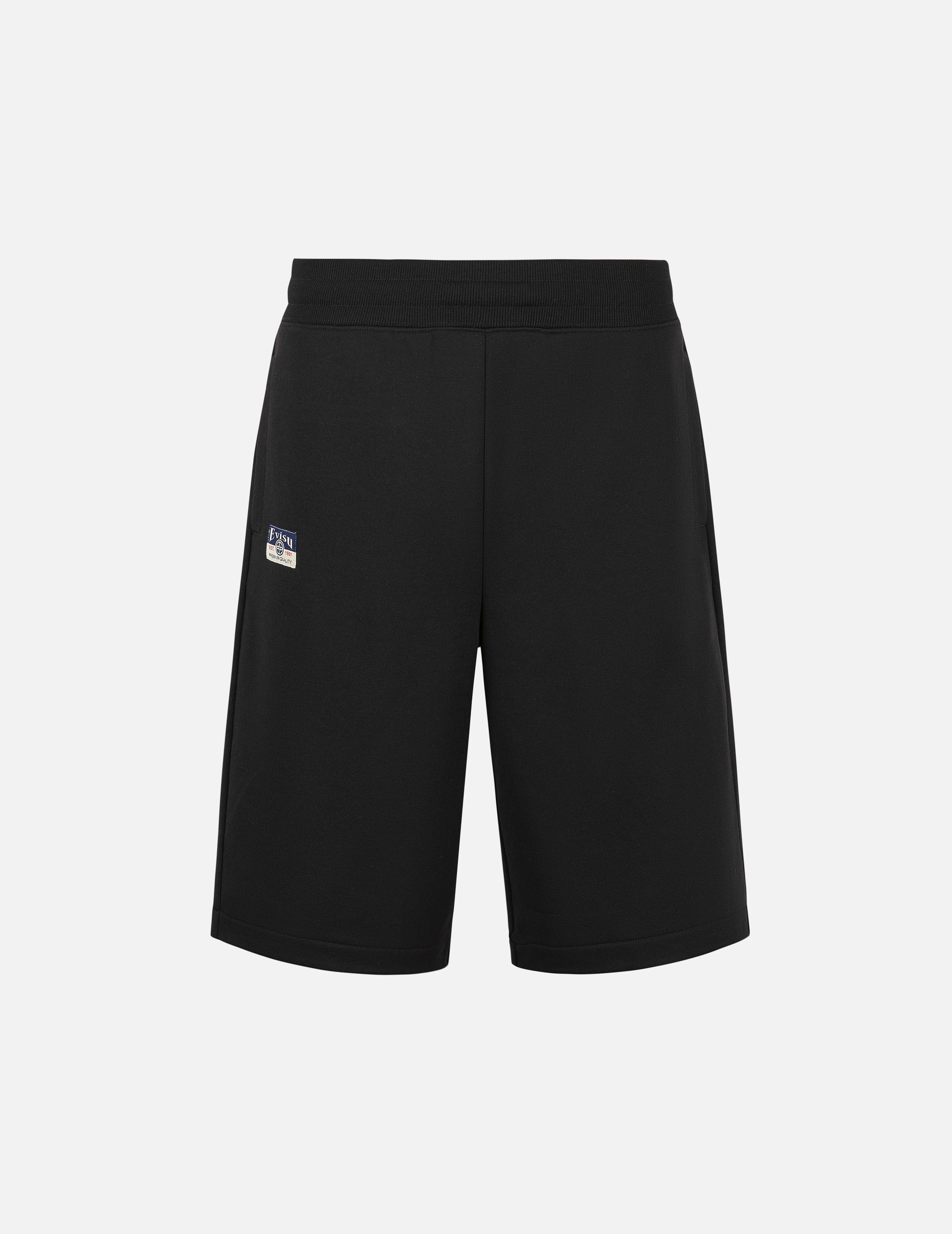 Artistic Brush Daicock Print Regular Fit Sweatshorts - Image 2