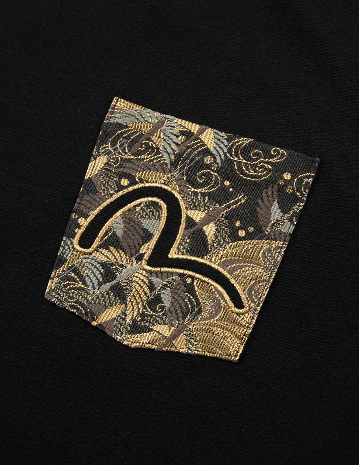 Auspicious Cloud Embroidery Regular Fit T-shirt - Image 23