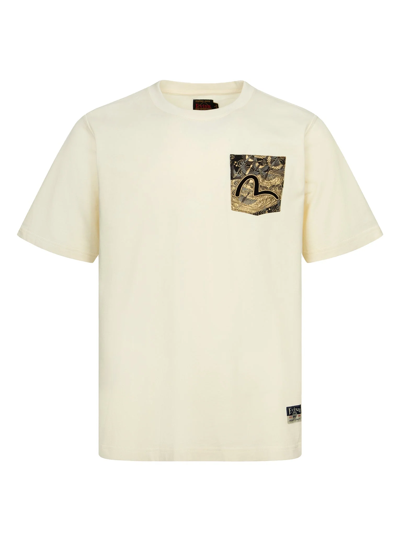 Auspicious Cloud Embroidery Regular Fit T-shirt - Image 25