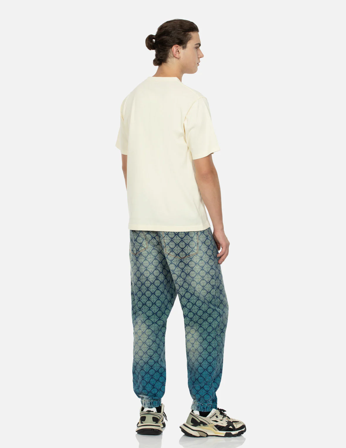 Auspicious Cloud Embroidery Regular Fit T-shirt - Image 8