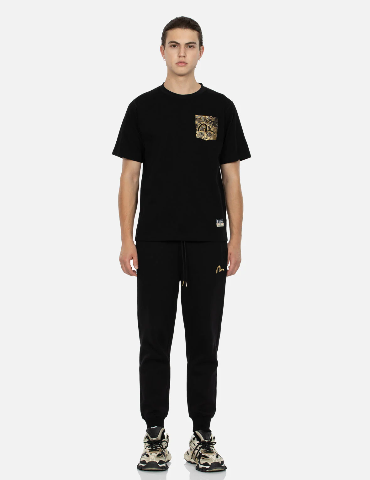 Auspicious Cloud Embroidery Regular Fit T-shirt - Image 9