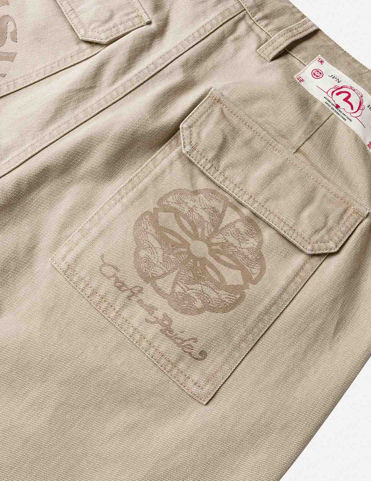 Back Flap Pockets Relax Fit Pants - Image 13