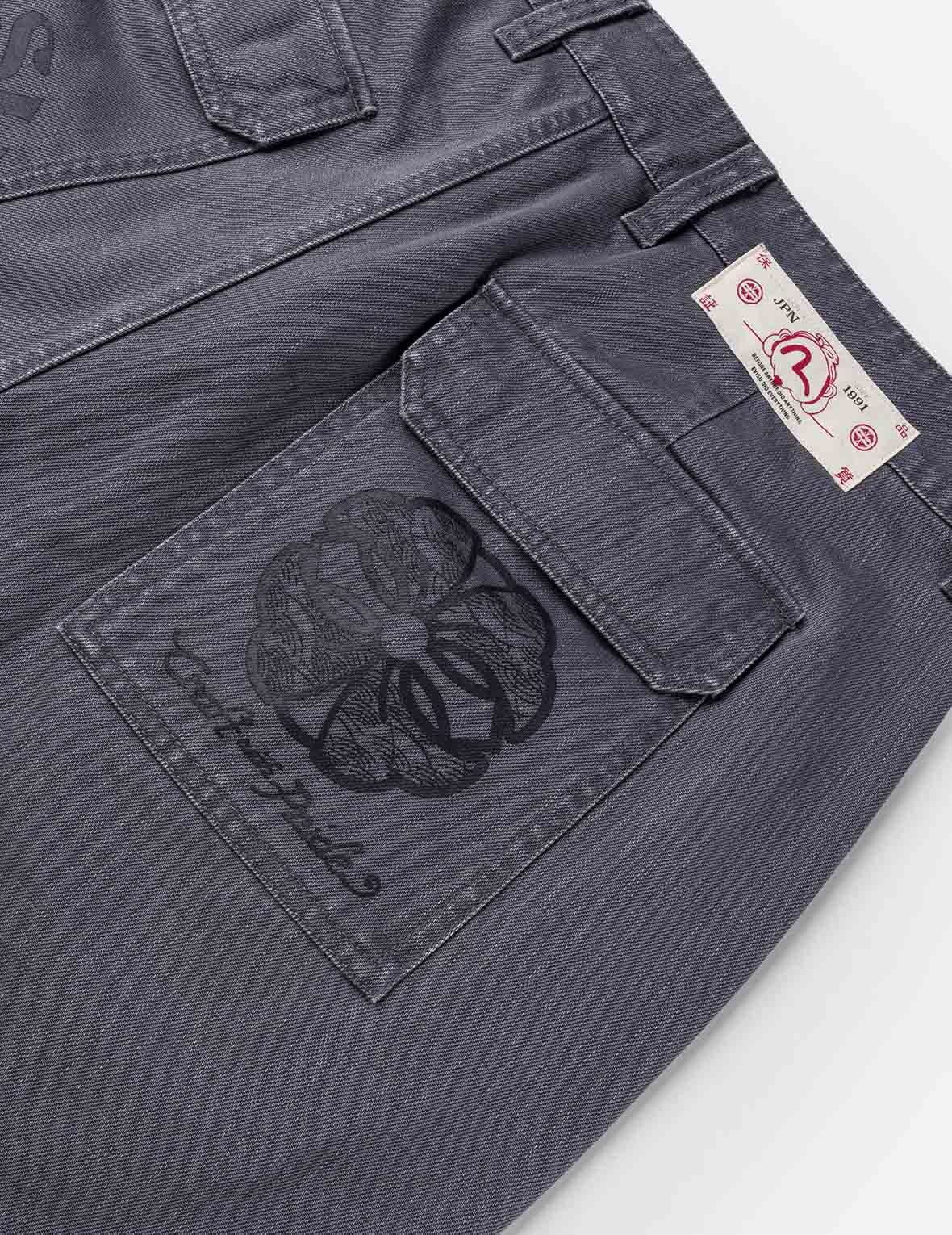 Back Flap Pockets Relax Fit Pants - Image 14