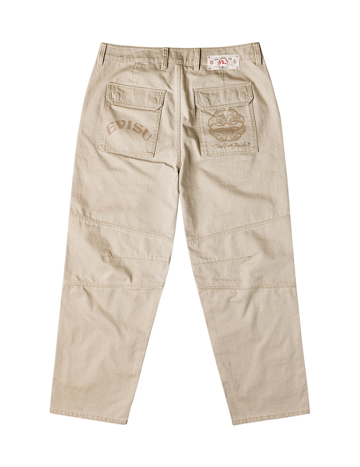 Back Flap Pockets Relax Fit Pants - Image 27