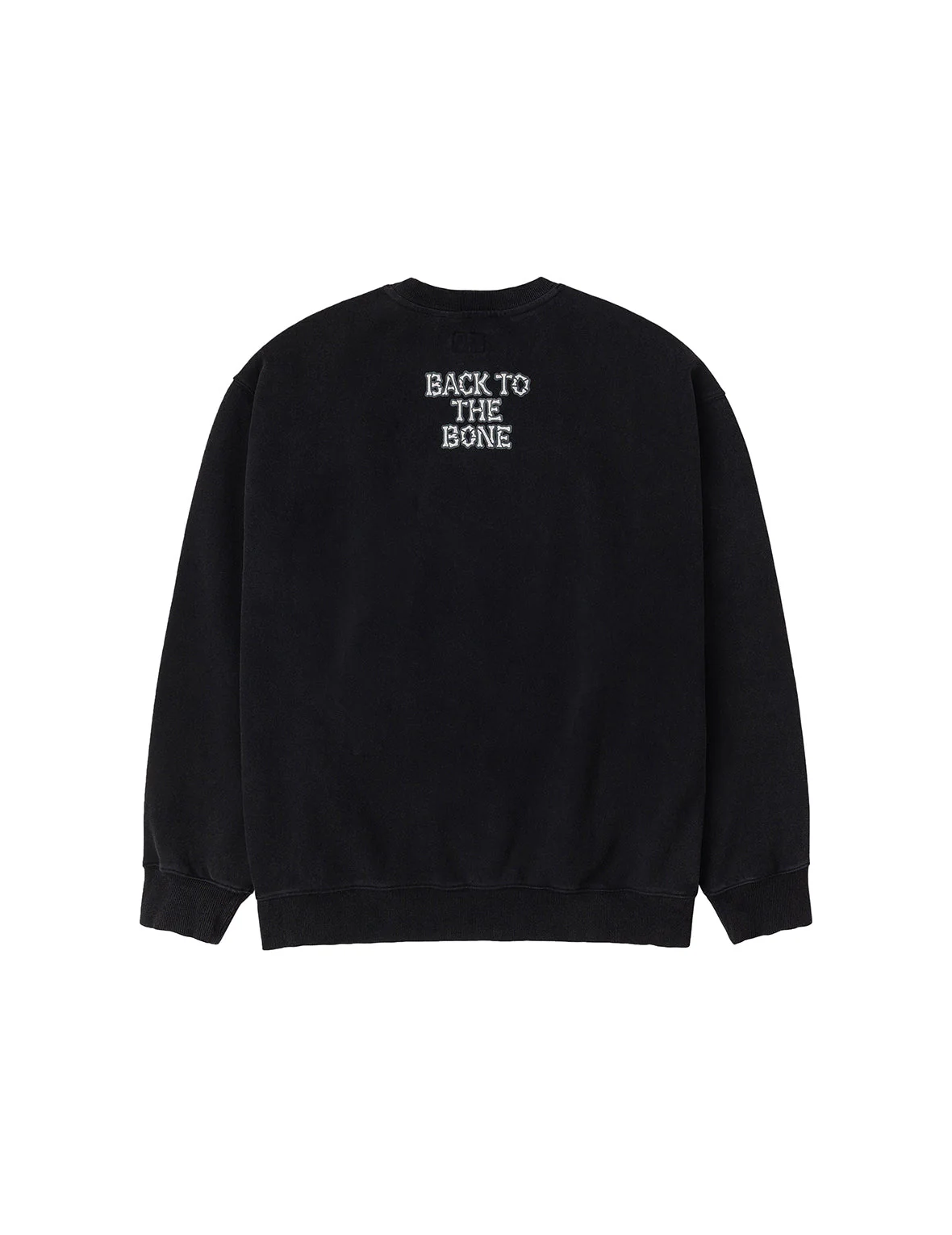 "Back to Bone" and Skull Print Fashion Fit Sweatshirt - Image 4