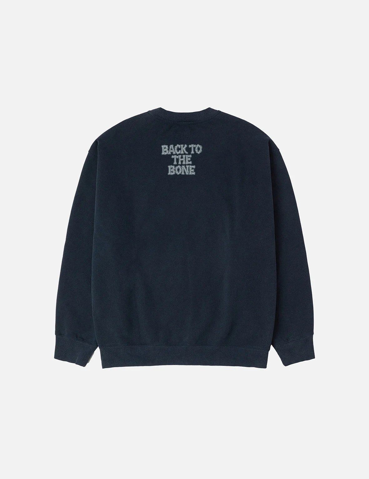 "Back to Bone" and Skull Print Fashion Fit Sweatshirt - Image 7