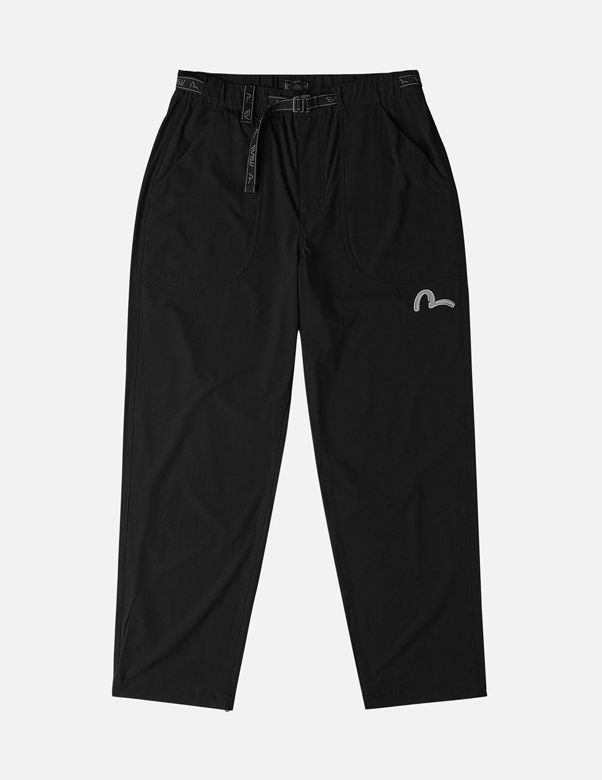 Belted-Waist Woven Pants - Image 3