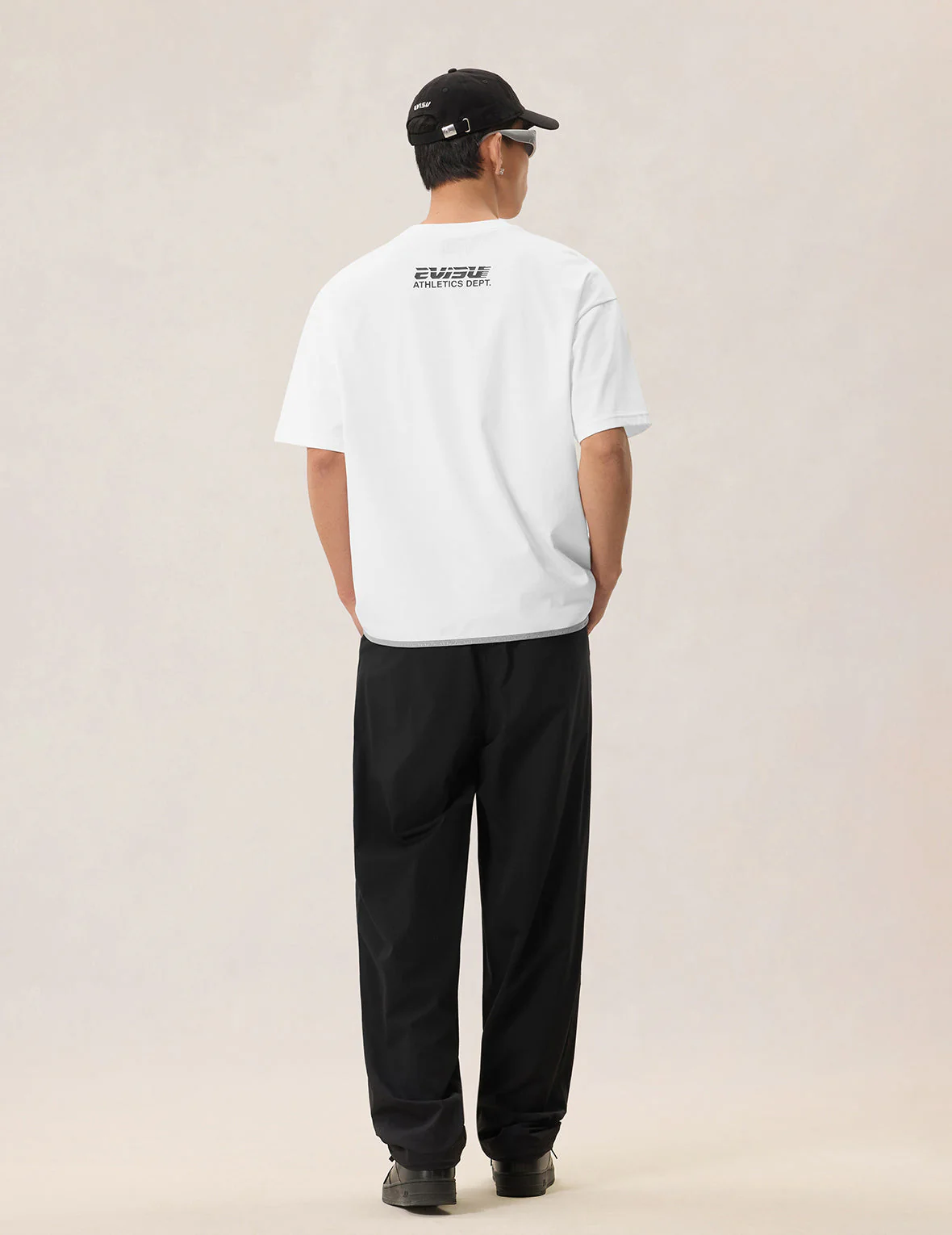 Belted-Waist Woven Pants - Image 6
