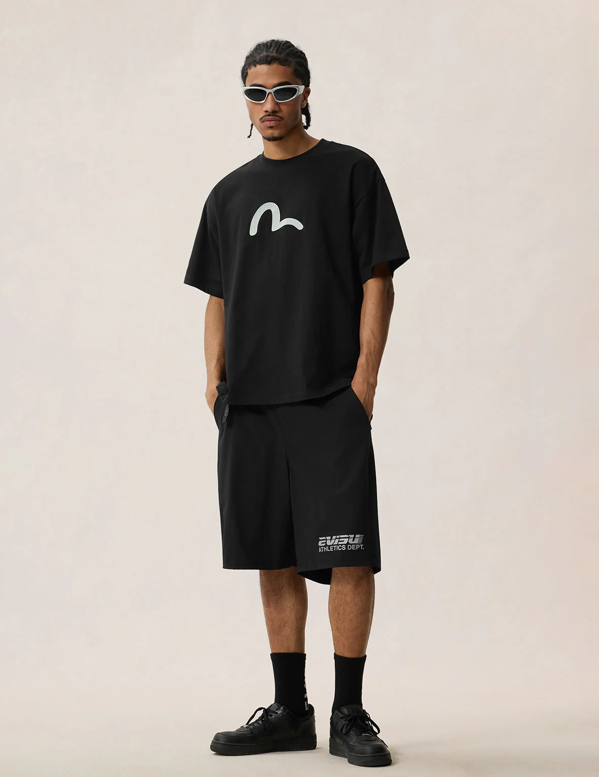 Belted-Waist Woven Shorts - Image 10