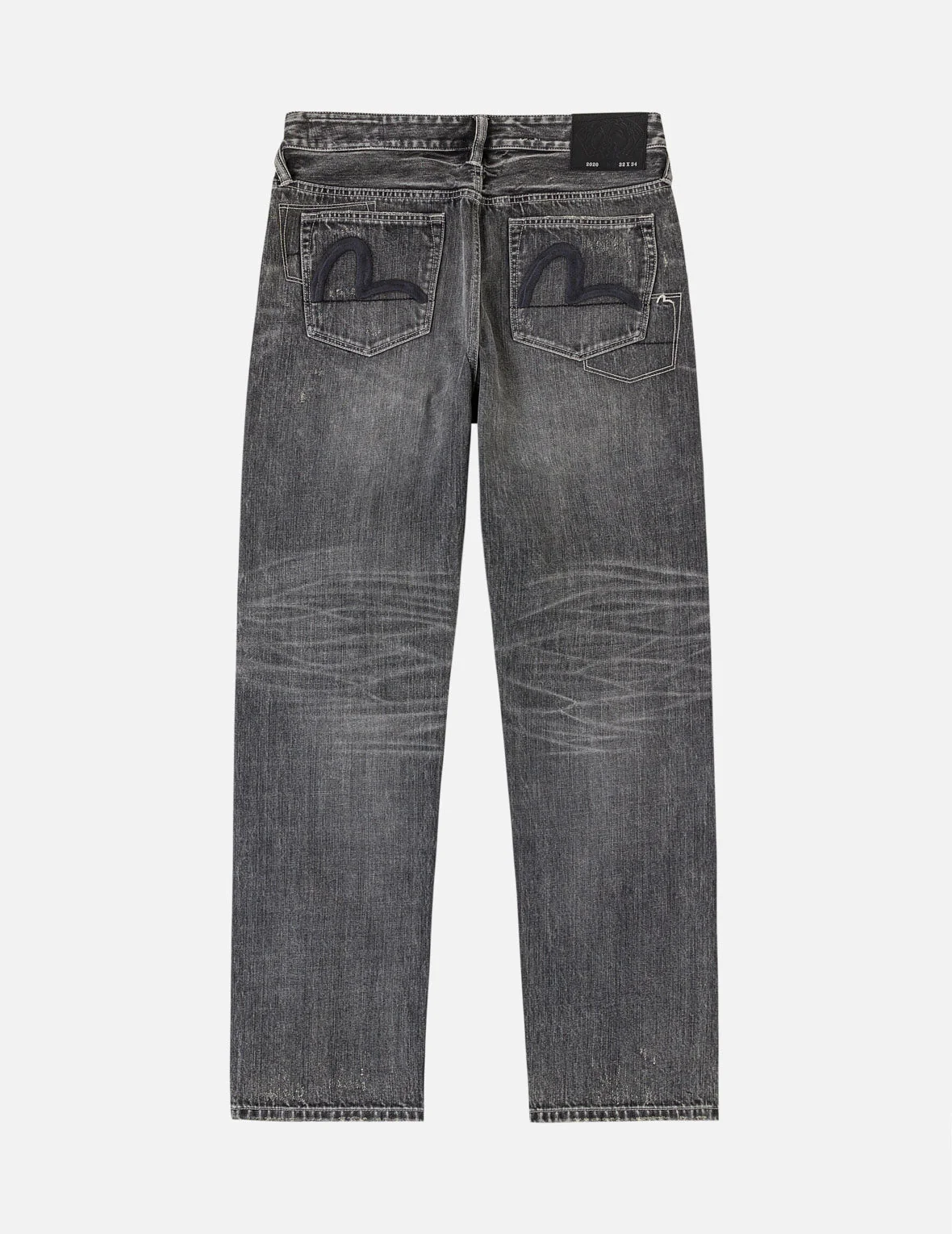 Black Palette Seagull Embroidery Jeans #2020 - Image 3