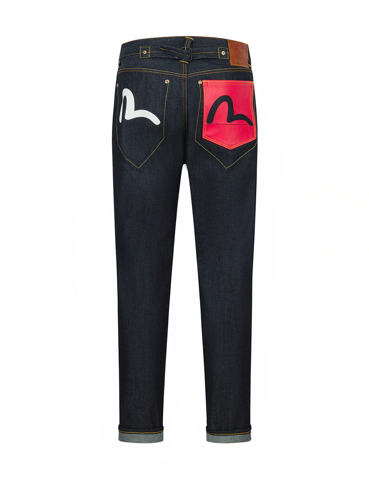 Bold Seagull Print Taper Fit Jeans #2017 - Image 13