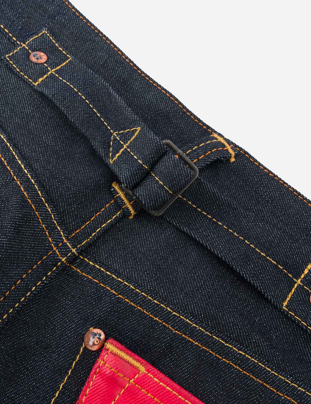 Bold Seagull Print Taper Fit Jeans #2017 - Image 6