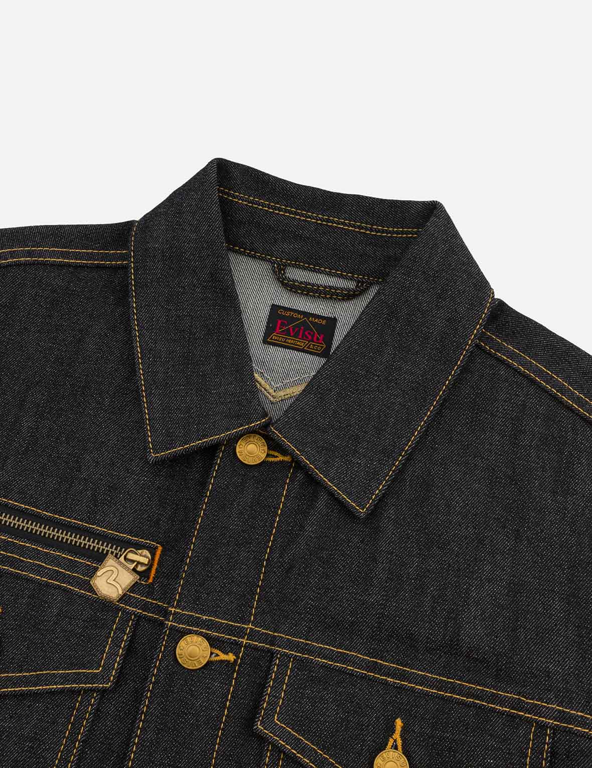 Brocade Daicock Appliqué 
Regular Fit Denim Jacket - Image 11