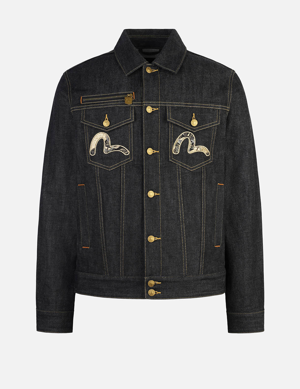 Brocade Daicock Appliqué 
Regular Fit Denim Jacket - Image 2