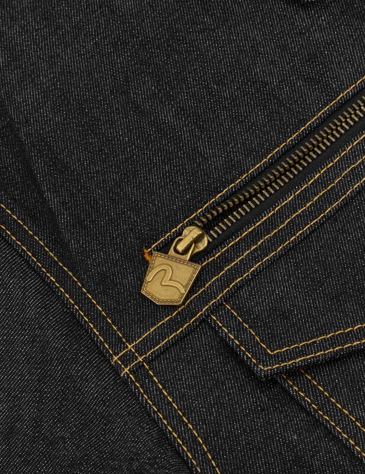 Brocade Daicock Appliqué 
Regular Fit Denim Jacket - Image 9