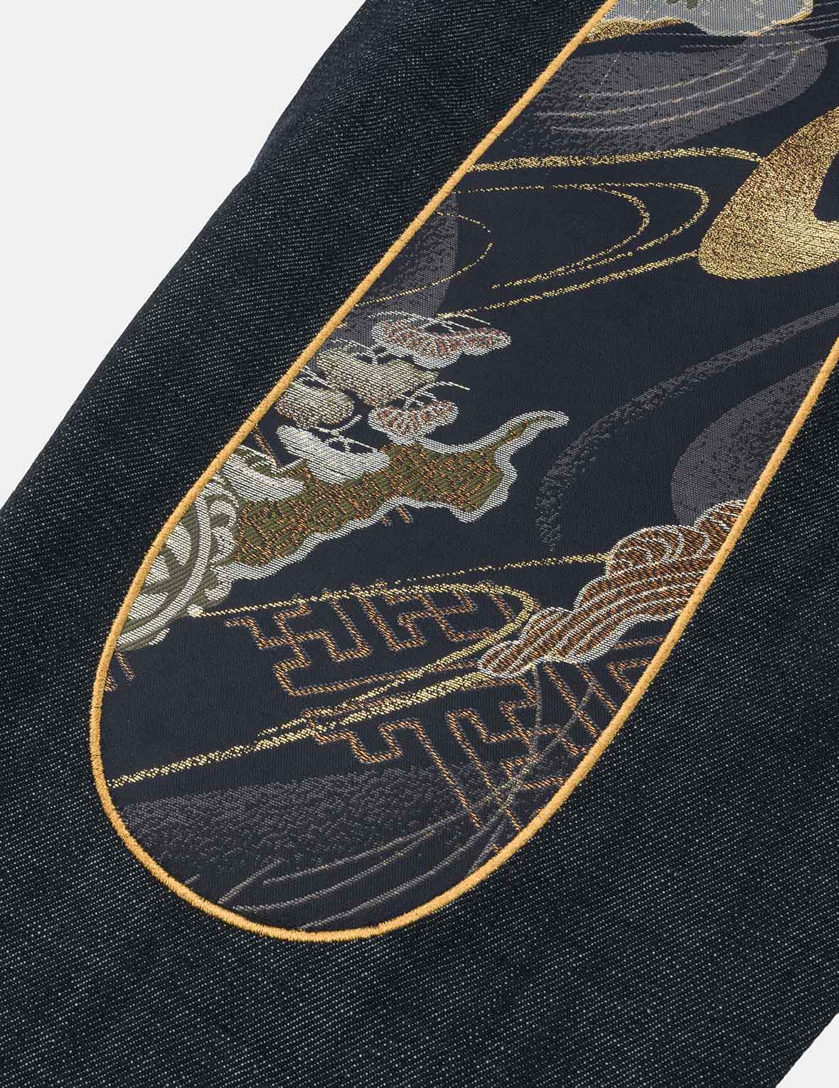 Brocade Daicock Appliqué Relax Straight Fit Jeans #2030 - Image 10