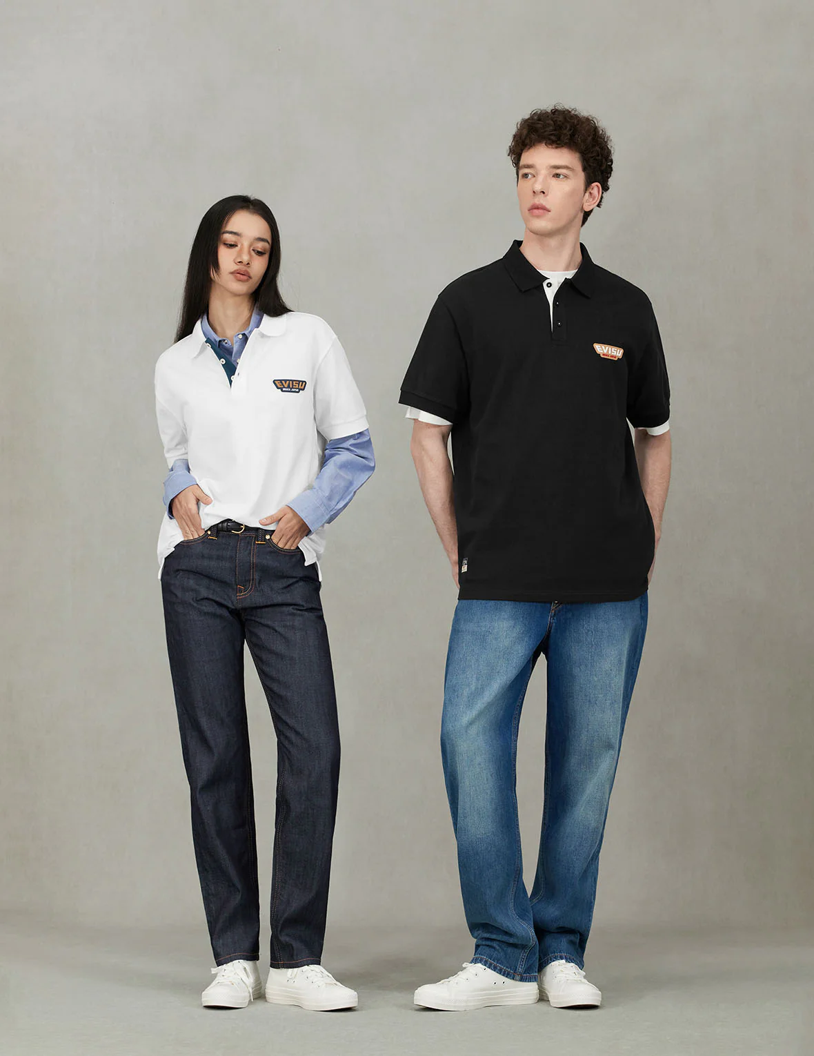 Brocade Inserted Daicock Embroidery Relax Fit Jeans - Image 5
