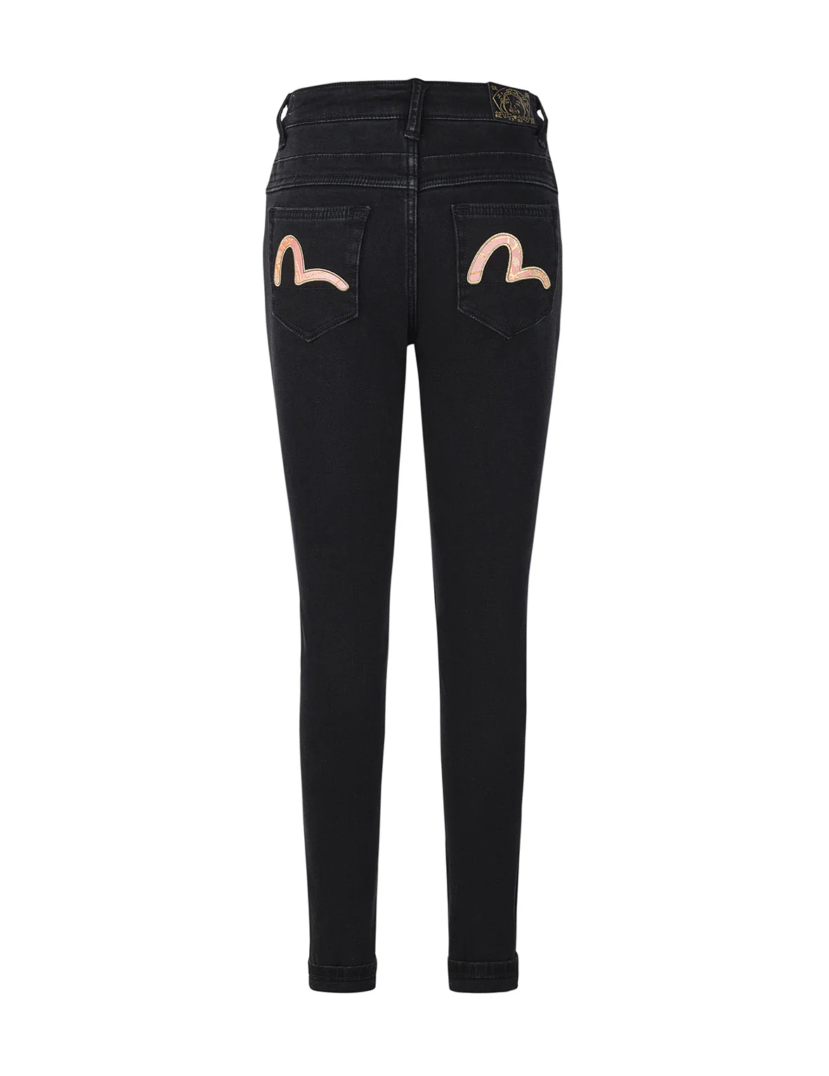 Brocade Inserted Seagull Skinny Jeans - Image 11