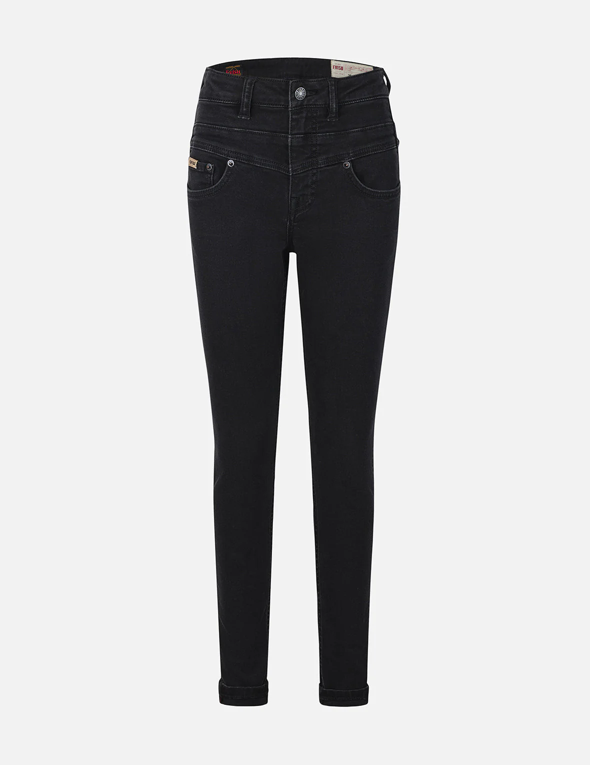 Brocade Inserted Seagull Skinny Jeans - Image 2