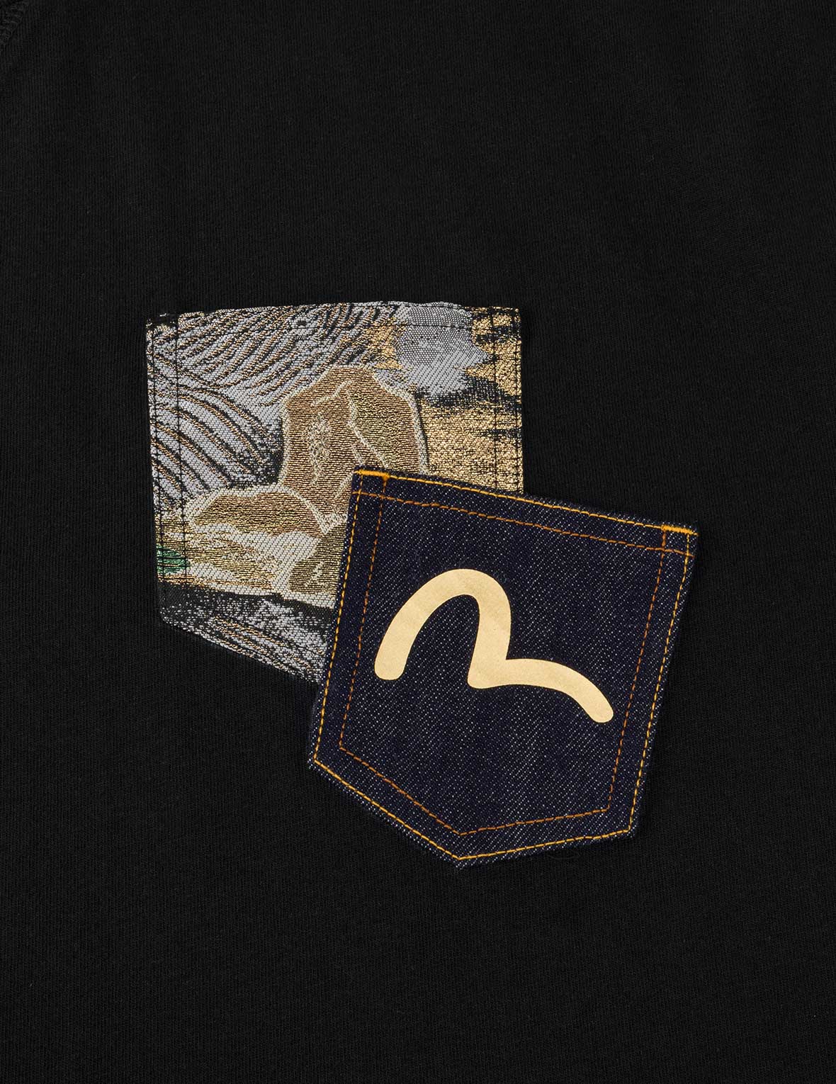 Brocade Patch Pocket T-shirt - Image 14