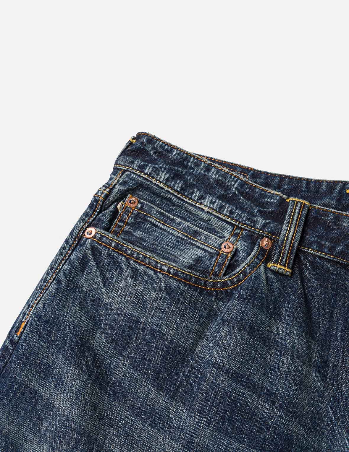 Brocade Patch Pocket Taper Fit Jeans #2017 - Image 10