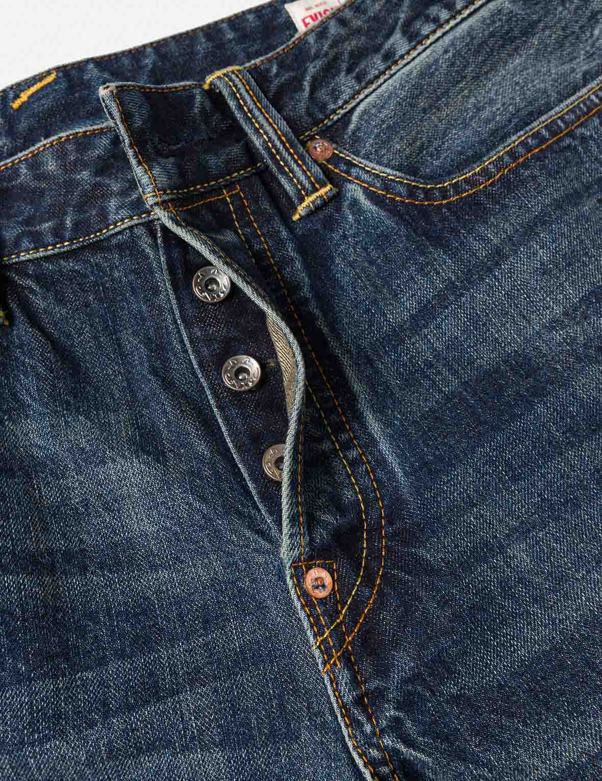 Brocade Patch Pocket Taper Fit Jeans #2017 - Image 8