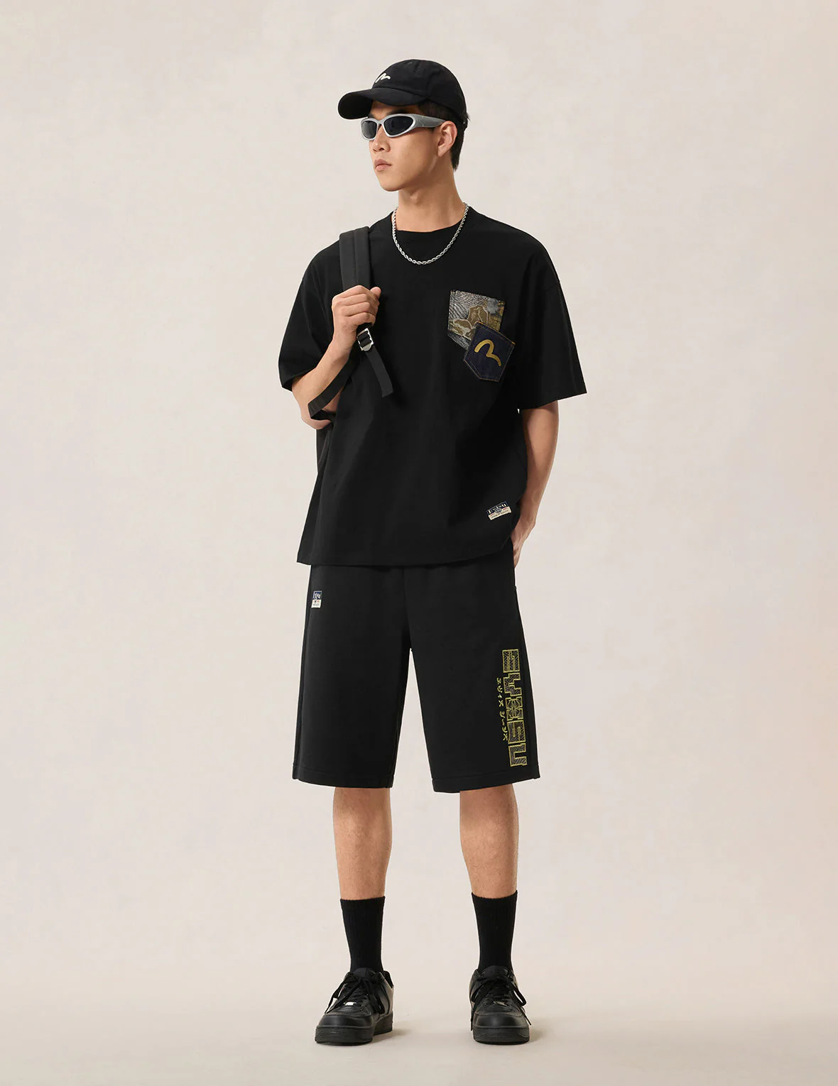 Brocade Patch Sweatshorts - Image 7