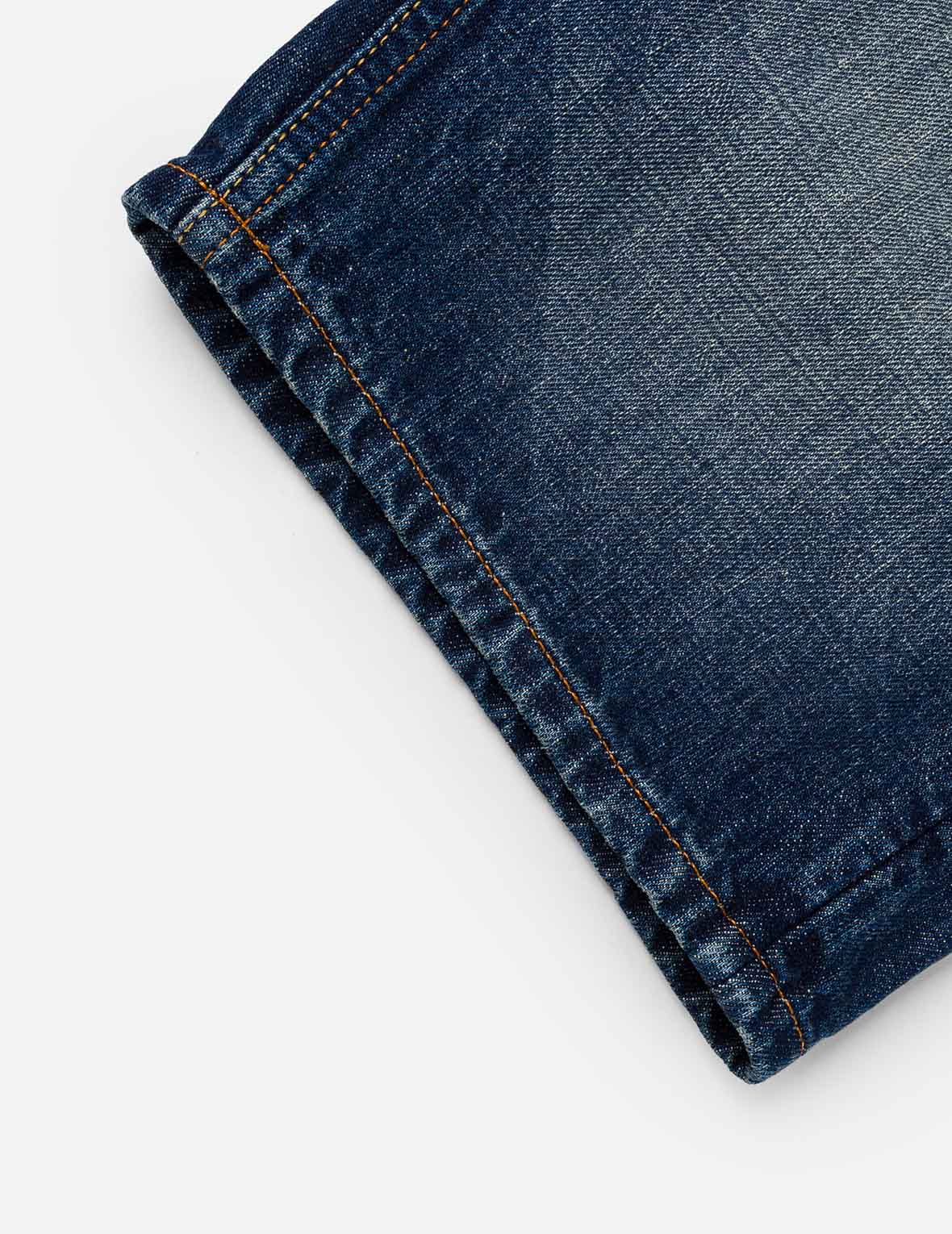 Brocade Patchwork Denim Shorts - Image 14
