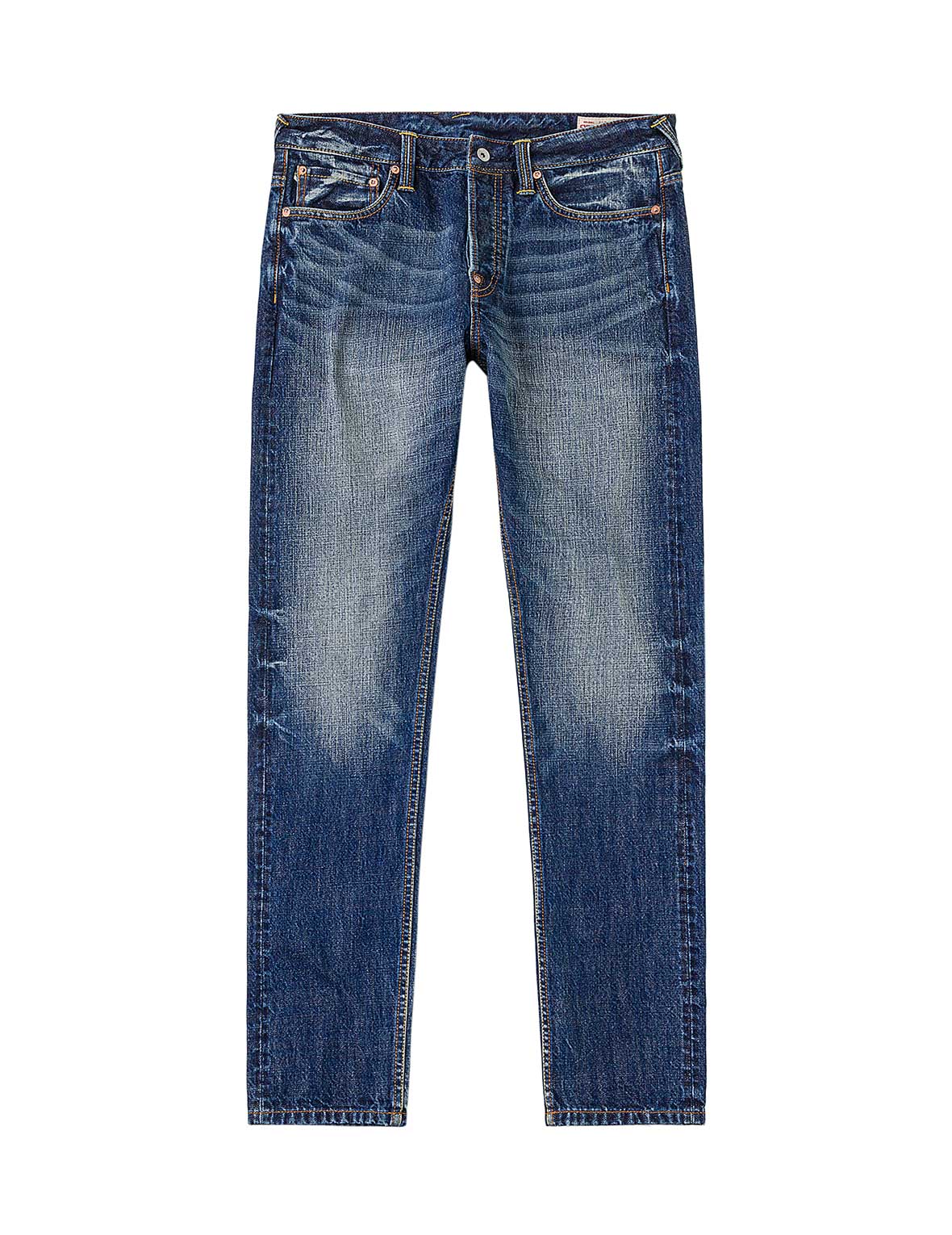 Brocade Patchwork Denim Jeans #2017 - Image 2