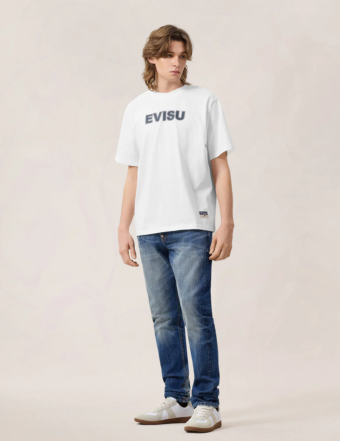 Brocade Patchwork Denim Jeans #2017 - Image 5