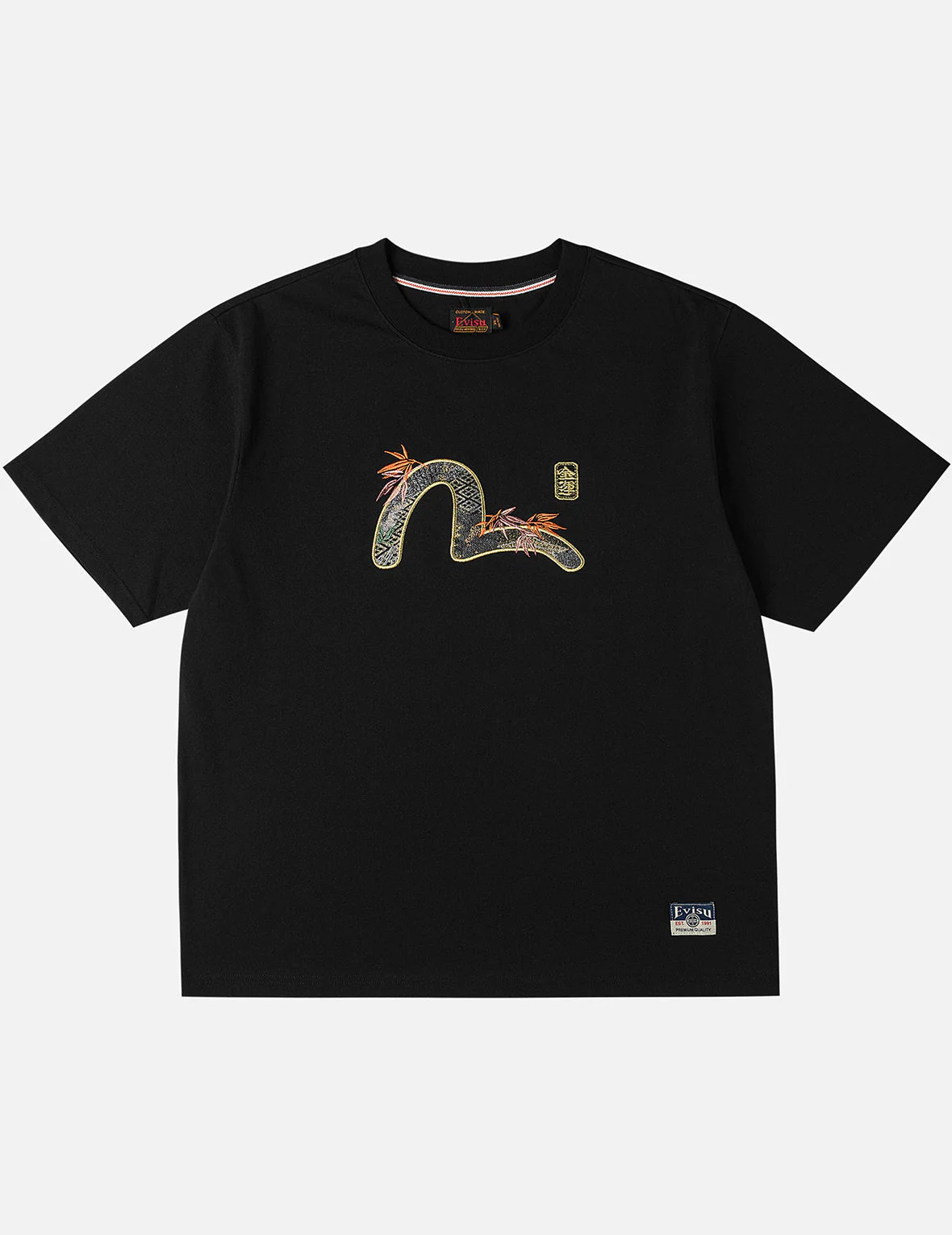 Brocade Seagull Appliqué T-Shirt - Image 6