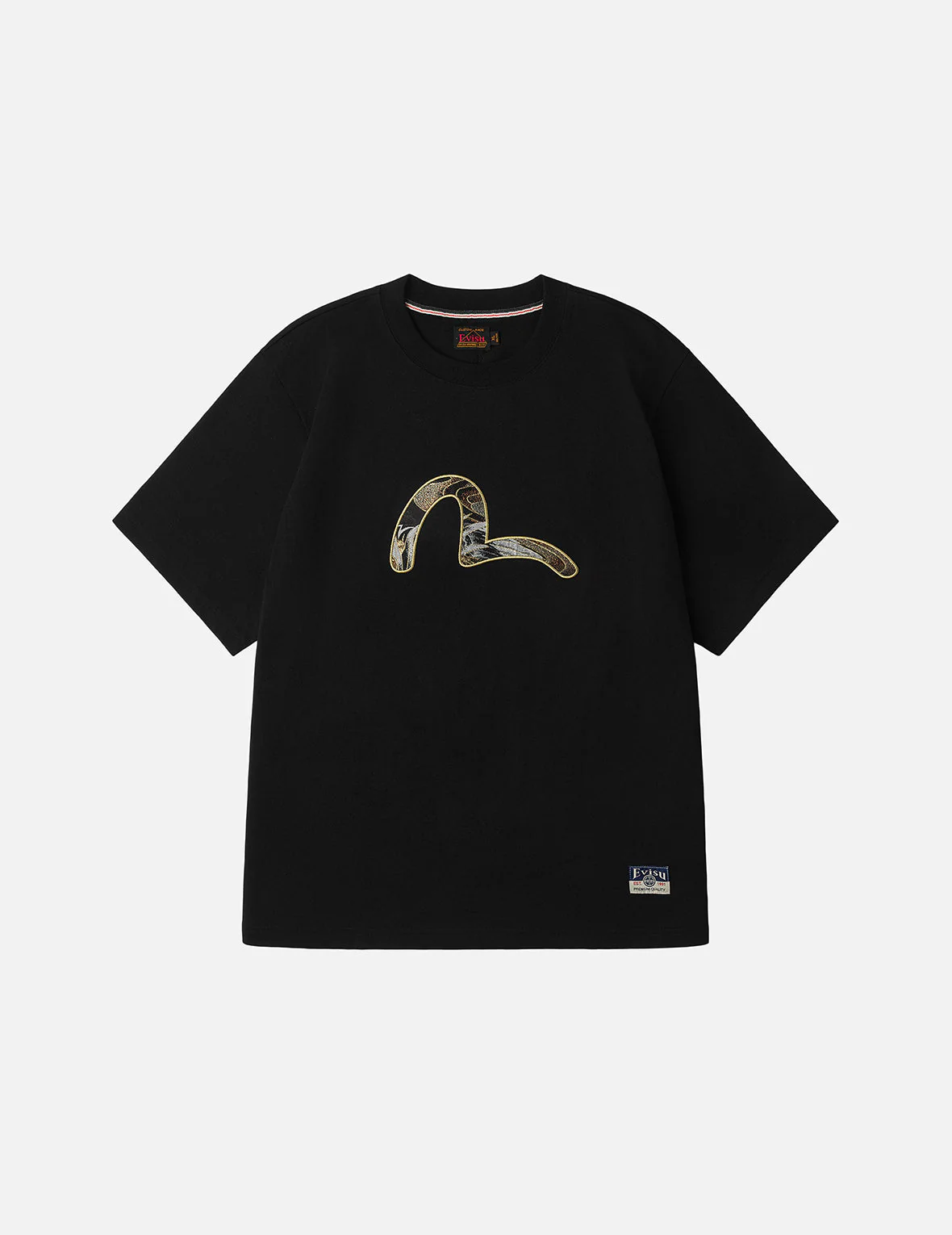 Brocade Seagull Appliqué Regular Fit Short Sleeves T-shirt - Image 5