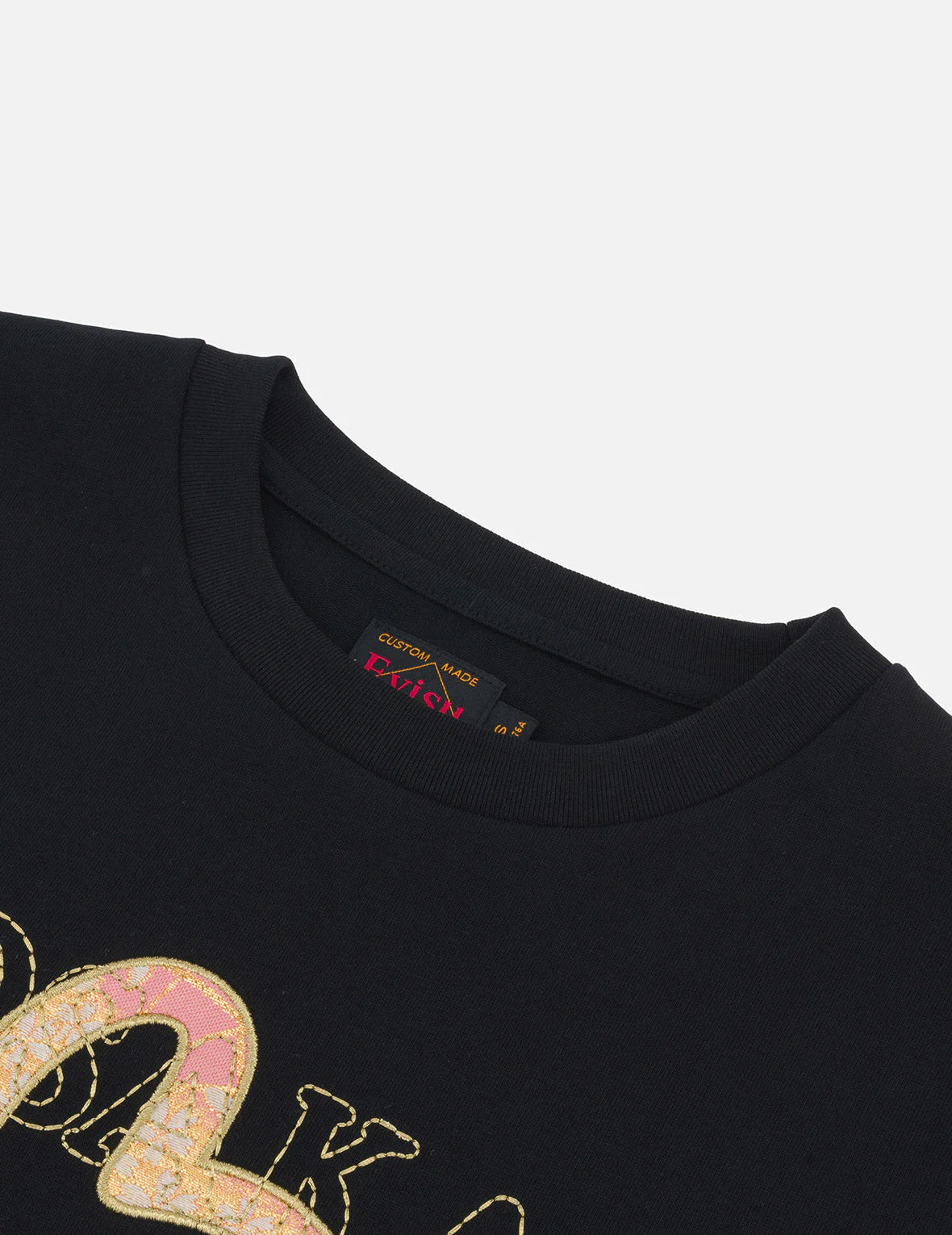 Brocade Seagull Embroidery Regular Fit Long-Sleeve T-shirt - Image 6